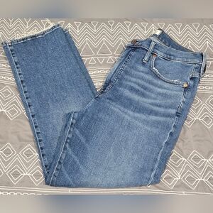 Madewell Slim Demi-Boot High Waisted Jeans Size 31